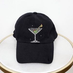 📍EUC📍Martini Bling Baseball Hat